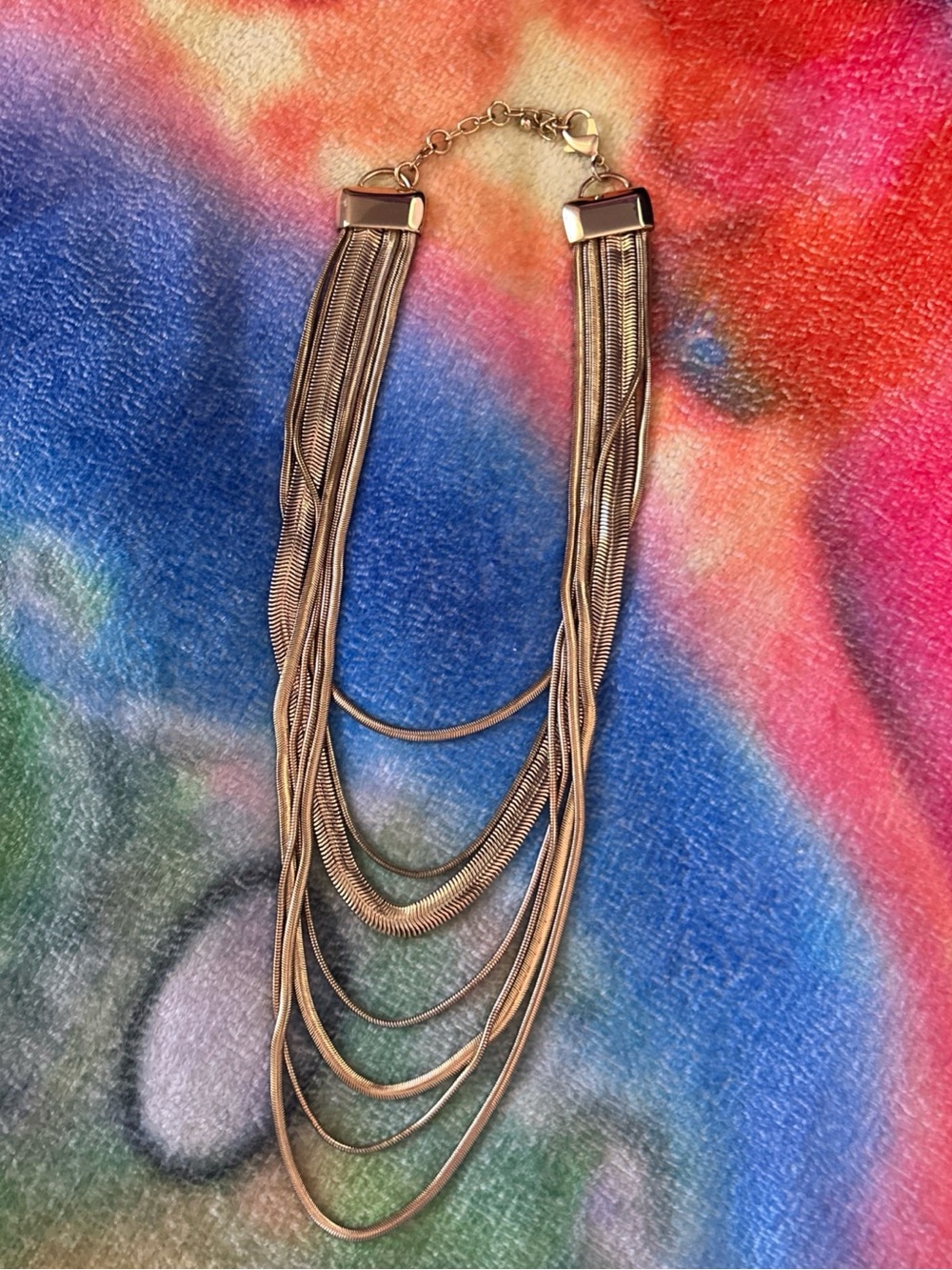 Layered Gold-Tone Multi-Chain Necklace - Women Jewelry